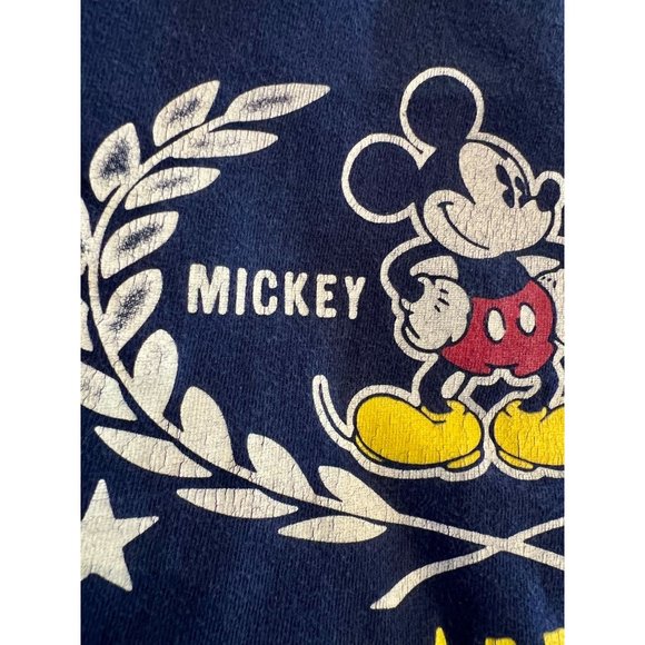 Disneyland Resort Mickey Mouse T-Shirt Crew Neck Short Sleeve Blue Graphic Med - Picture 11 of 13